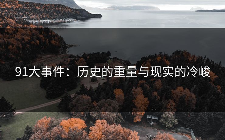 91大事件：历史的重量与现实的冷峻